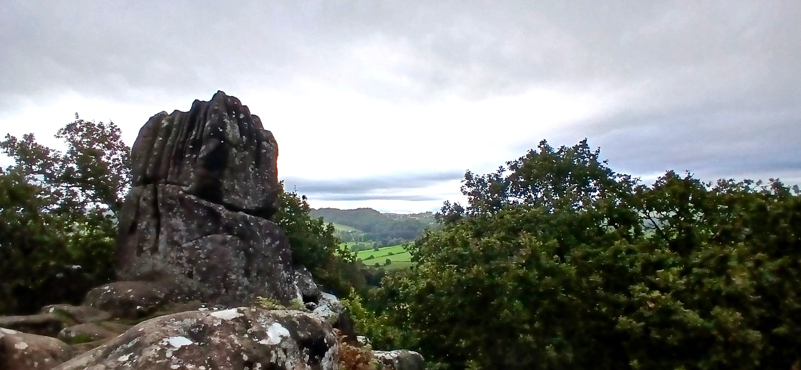 Rock formation in the Peak District